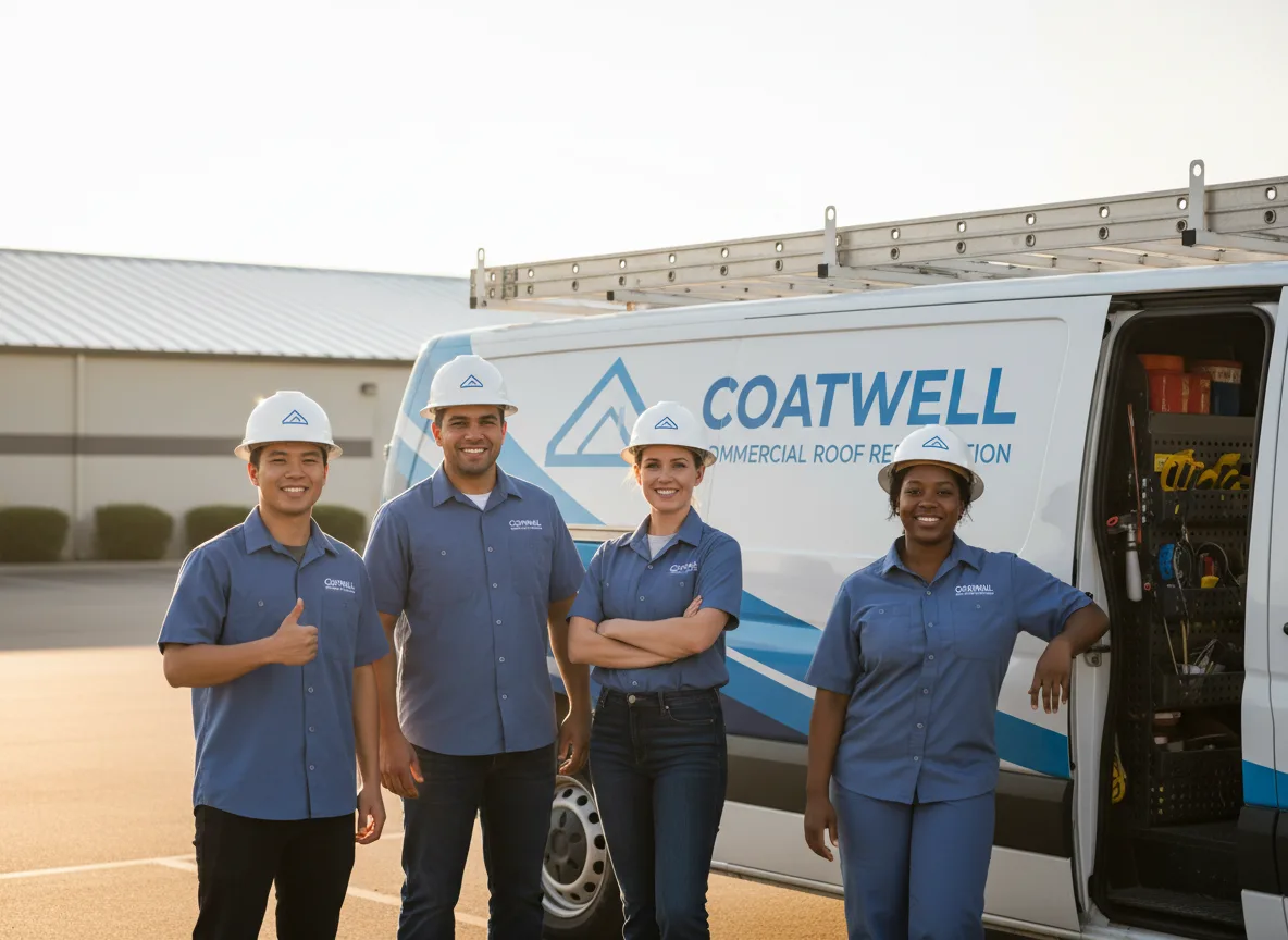 Commercial roof coating company in Stanton, TX